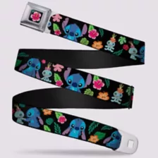 Buckle-Down Tropical Stitch Print Seatbelt Belt - Lilo & Stitch at Spencer's
