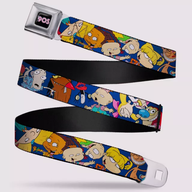 Buckle-Down 90s Nickelodeon Seatbelt Belt at Spencer's