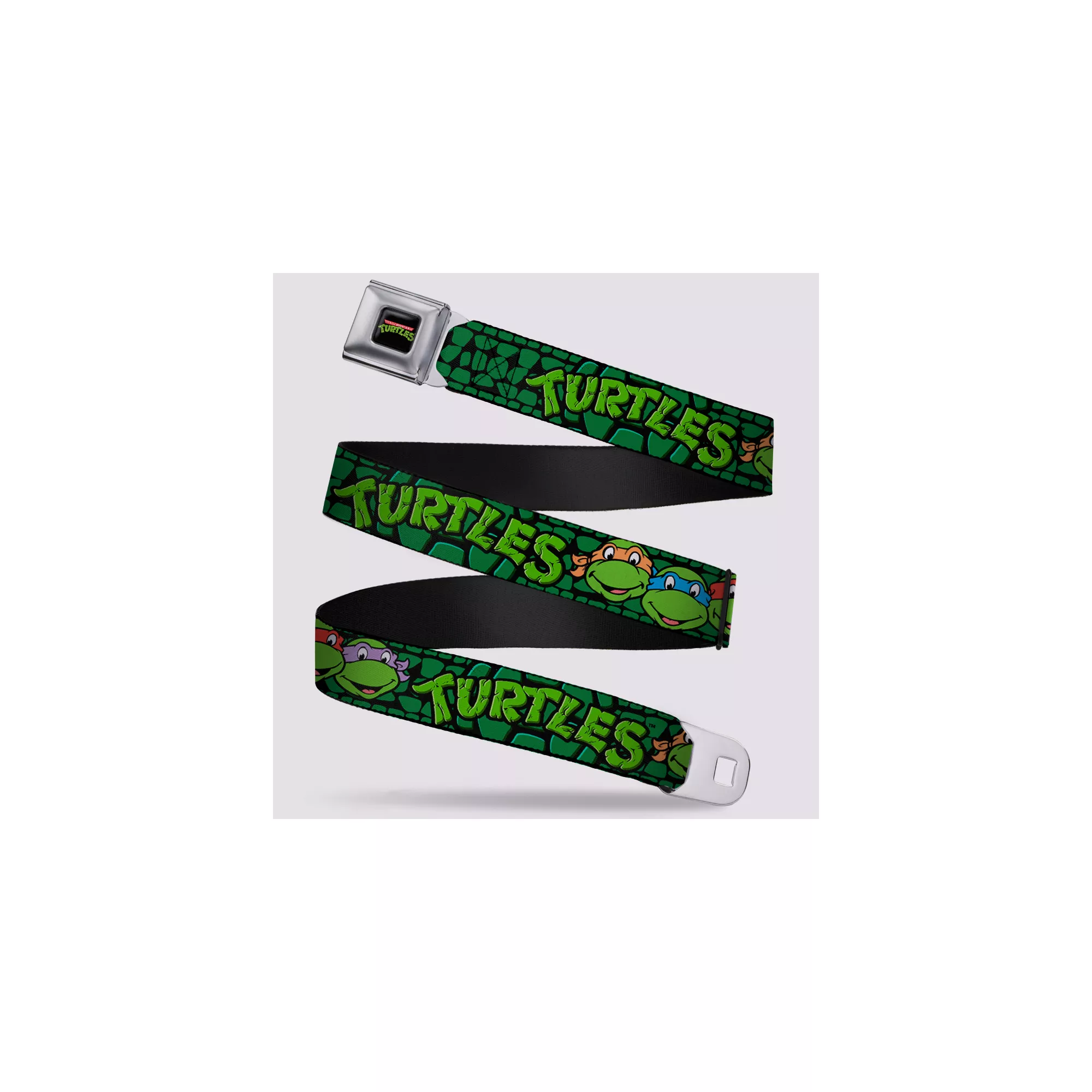 Buckle-Down Teenage Mutant Ninja Turtles Shell Print Seatbelt Belt at Spencer's