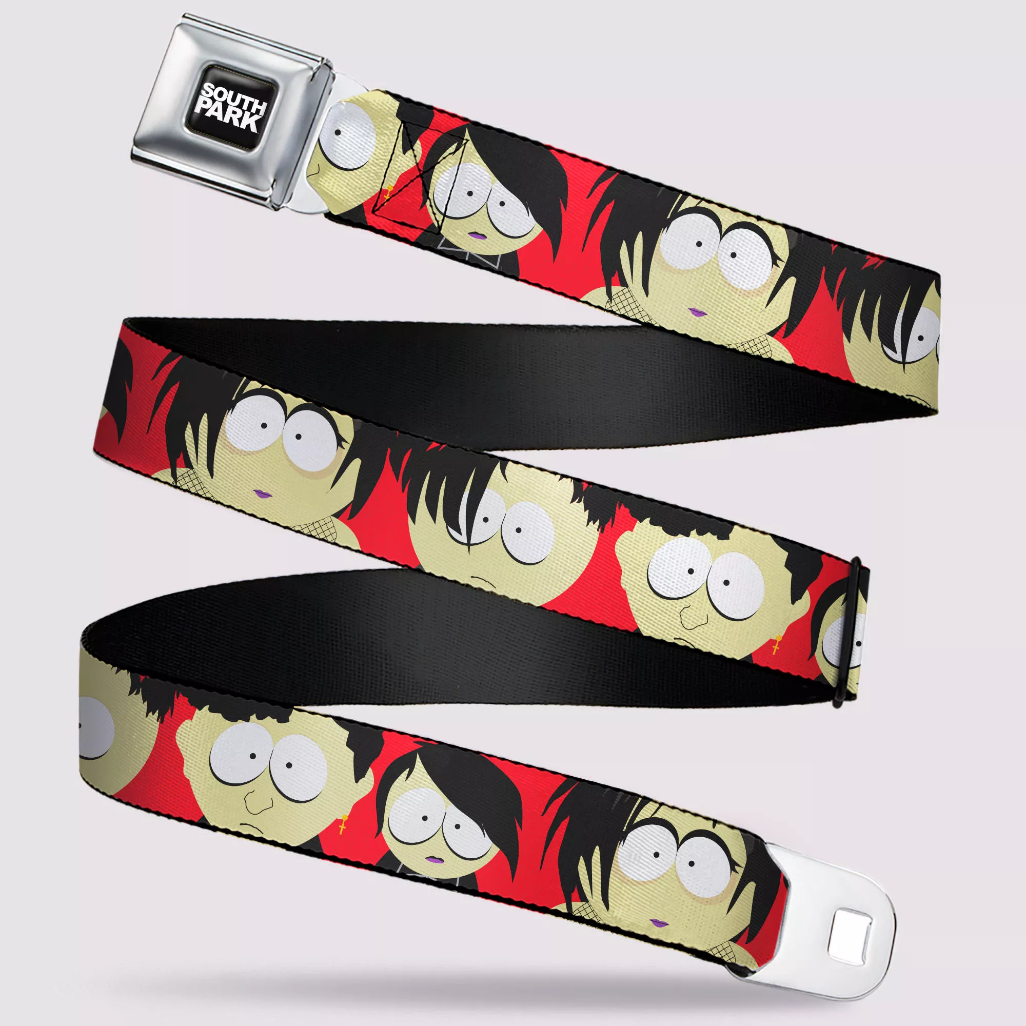 Buckle-Down South Park Goth Kid Seatbelt Belt at Spencer's