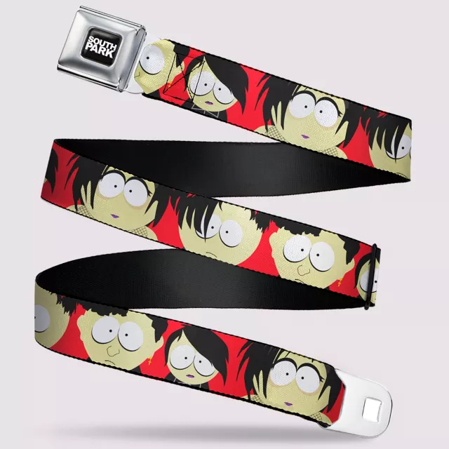 Buckle-Down South Park Goth Kid Seatbelt Belt at Spencer's