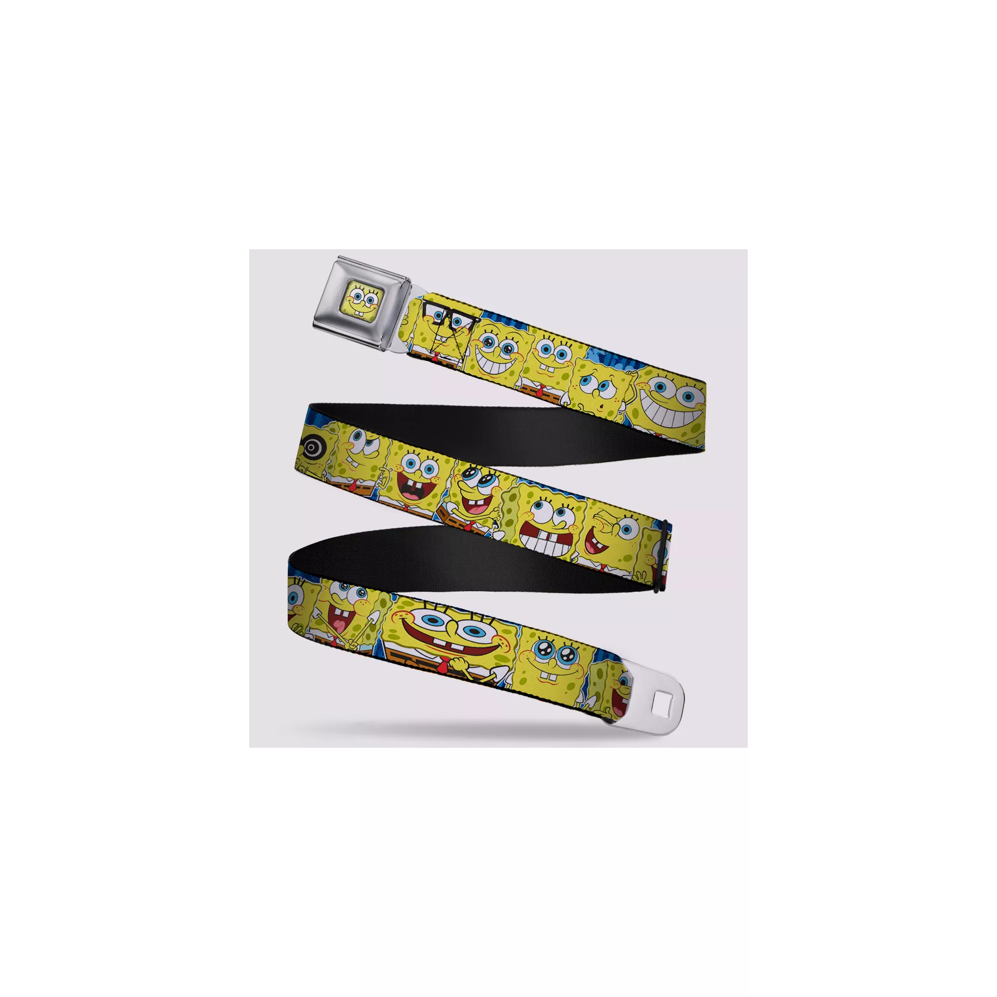 Buckle-Down SpongeBob SquarePants Closeup Seatbelt Belt at Spencer's