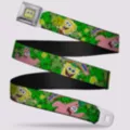 Buckle-Down SpongeBob SquarePants and Patrick Star St. Patrick's Seatbelt Belt at Spencer's