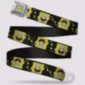 Buckle-Down SpongeBob Squarepants Flip Pose Seatbelt Belt at Spencer's