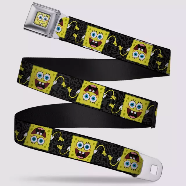 Buckle-Down SpongeBob Squarepants Flip Pose Seatbelt Belt at Spencer's