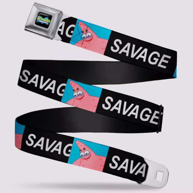 Buckle-Down Patrick Star Savage Seatbelt Belt - SpongeBob SquarePants at Spencer's