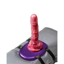 Twisted Fantasies Purple Solo Saddle Dildo Mount at Spencer's