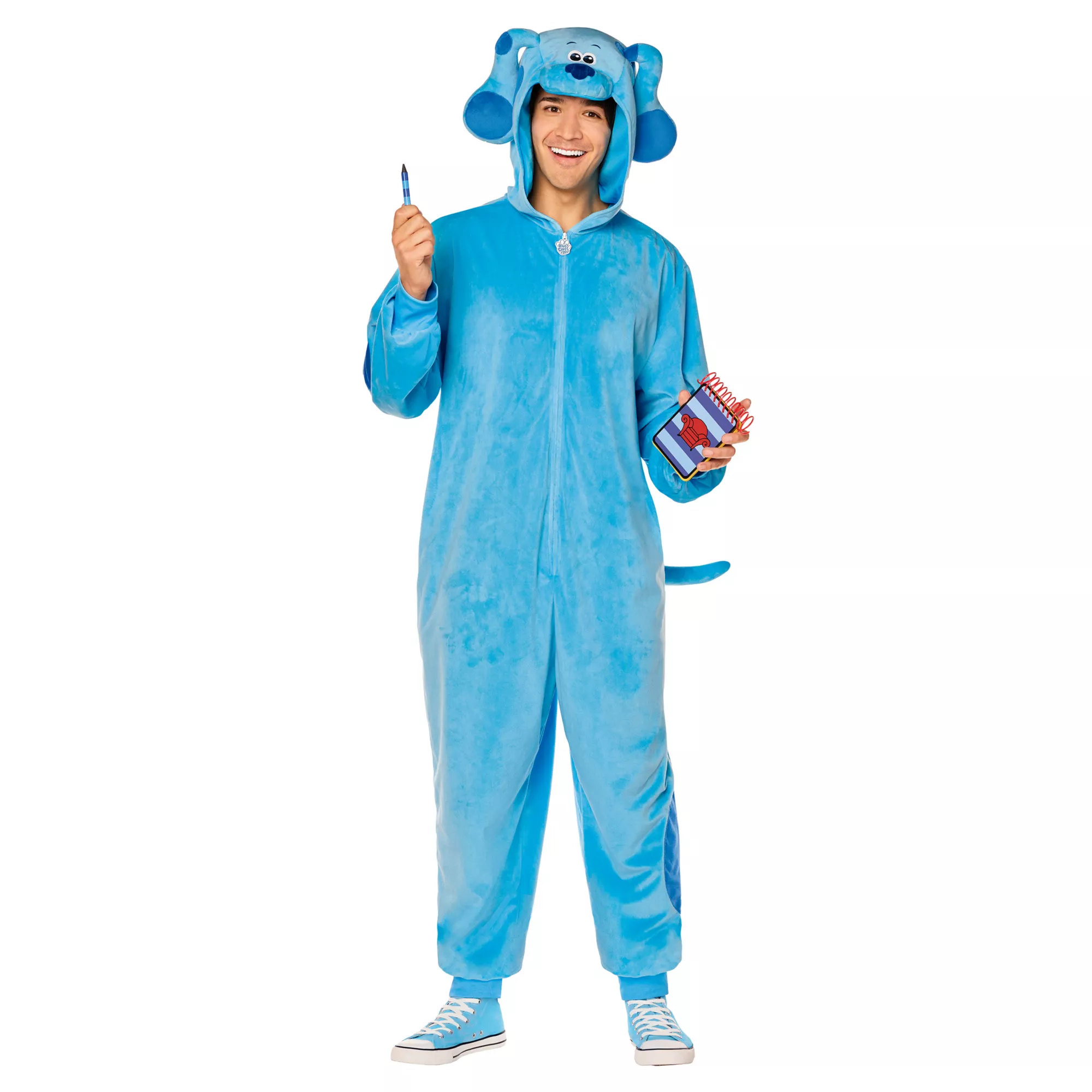 Adult Blue Jumpsuit Costume - Blue’s Clues and You