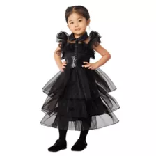 Toddler Rave 'N Dance Wednesday Addams Dress Costume - Wednesday at Spirit Halloween