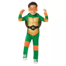 Toddler Michelangelo Jumpsuit Costume - TMNT Mutant Mayhem at Spirit Halloween