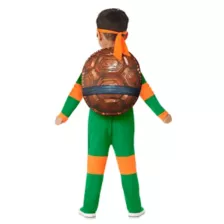 Toddler Michelangelo Jumpsuit Costume - TMNT Mutant Mayhem at Spirit Halloween