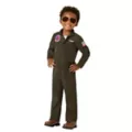 Toddler Top Gun Flight Suit Jumpsuit Costume -  Top Gun at Spencer's