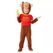 Toddler Curious George Jumpsuit Costume at Spirit Halloween