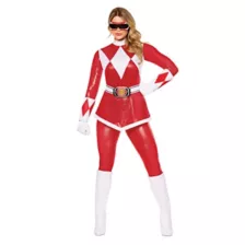 Adult Red Power Ranger Costume at Spencer's