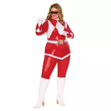 Adult Red Power Ranger Costume at Spencer's