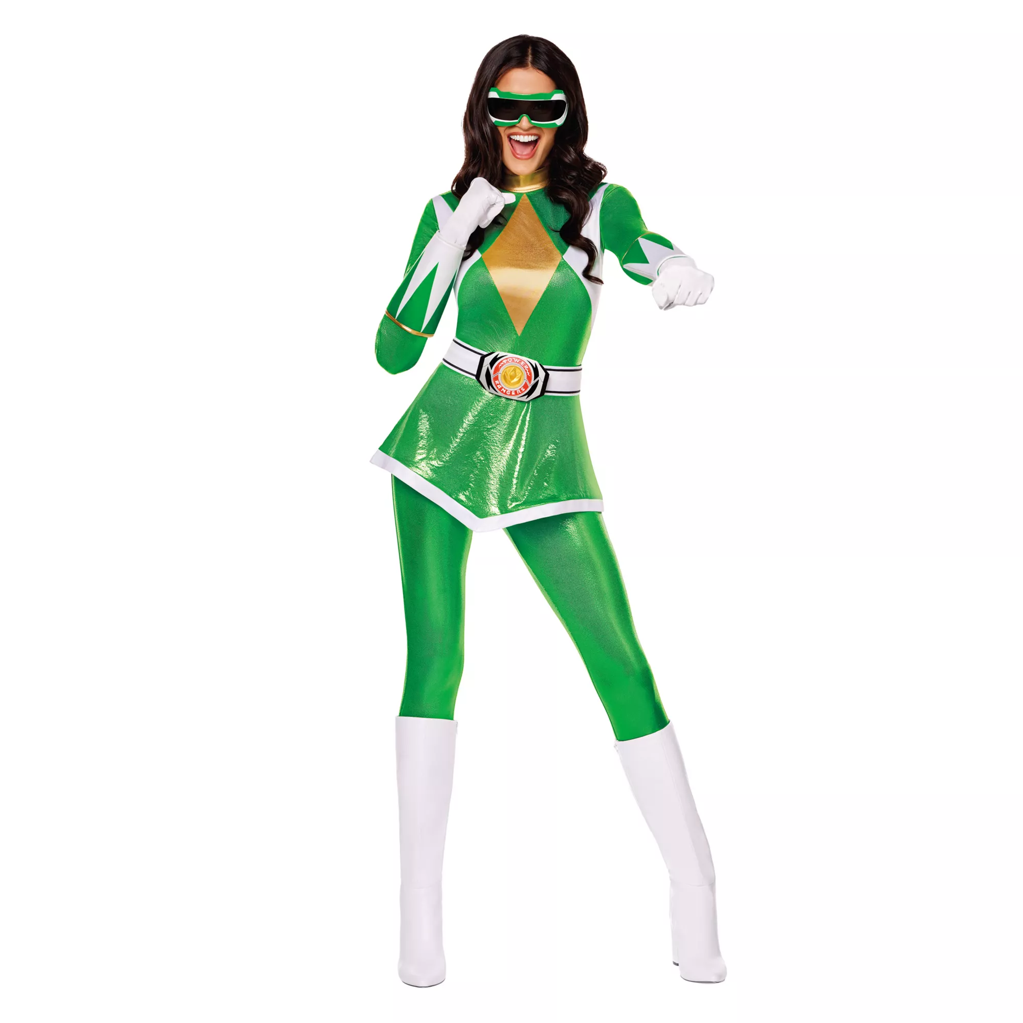 Adult Green Power Ranger Costume - Mighty Morphing Power Rangers at Spencer's