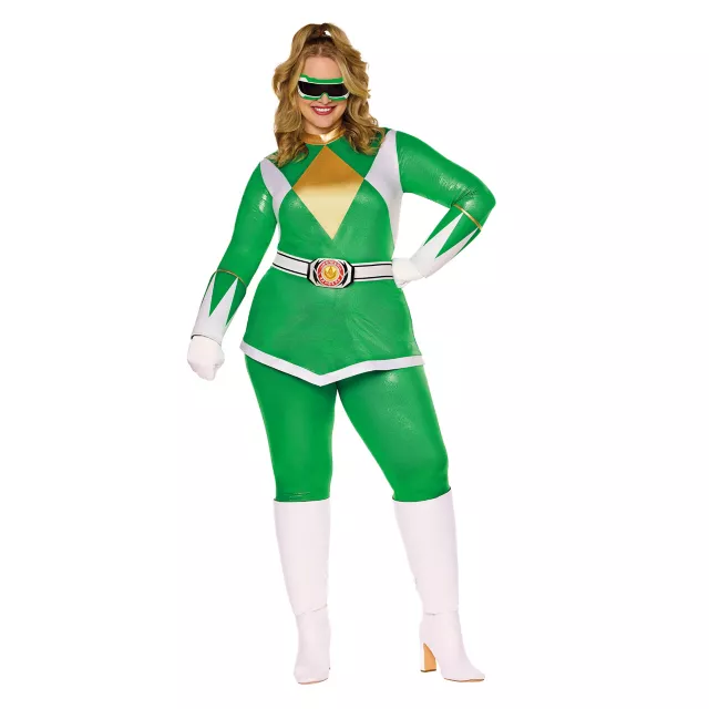 Adult Green Power Ranger Costume - Mighty Morphing Power Rangers at Spencer's