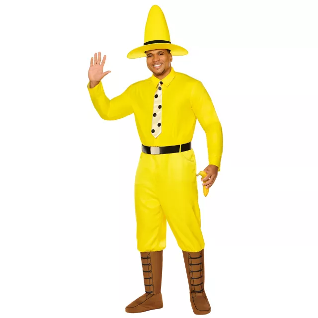 Adult The Man with the Yellow Hat Costume - Curious George