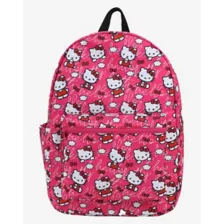 Pink Hello Kitty Patterned Backpack - Hello Kitty & Friends at Spencer's