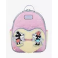 Mickey and Minnie Quilted Mini Backpack - Disney at Spencer's