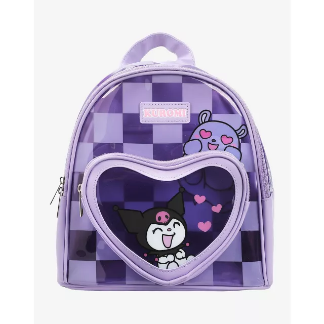 Kuromi Hearts Mini Backpack - The Adventures of Hello Kitty & Friends at Spencer's