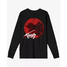 Berserk Red Logo Long Sleeve T Shirt at Spencer's
