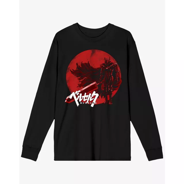 Berserk Red Logo Long Sleeve T Shirt at Spencer's