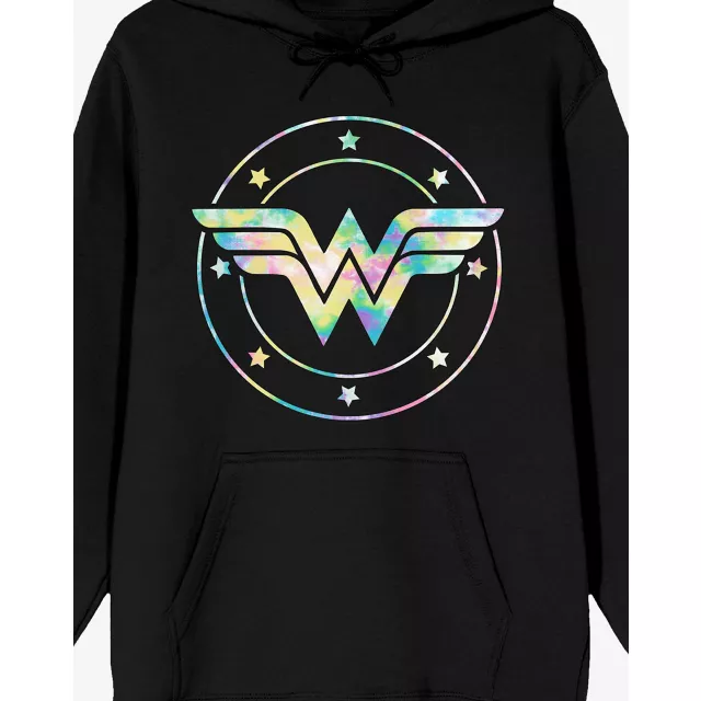 Wonder Woman Tie-Dye Logo Hoodie - DC at Spencer's