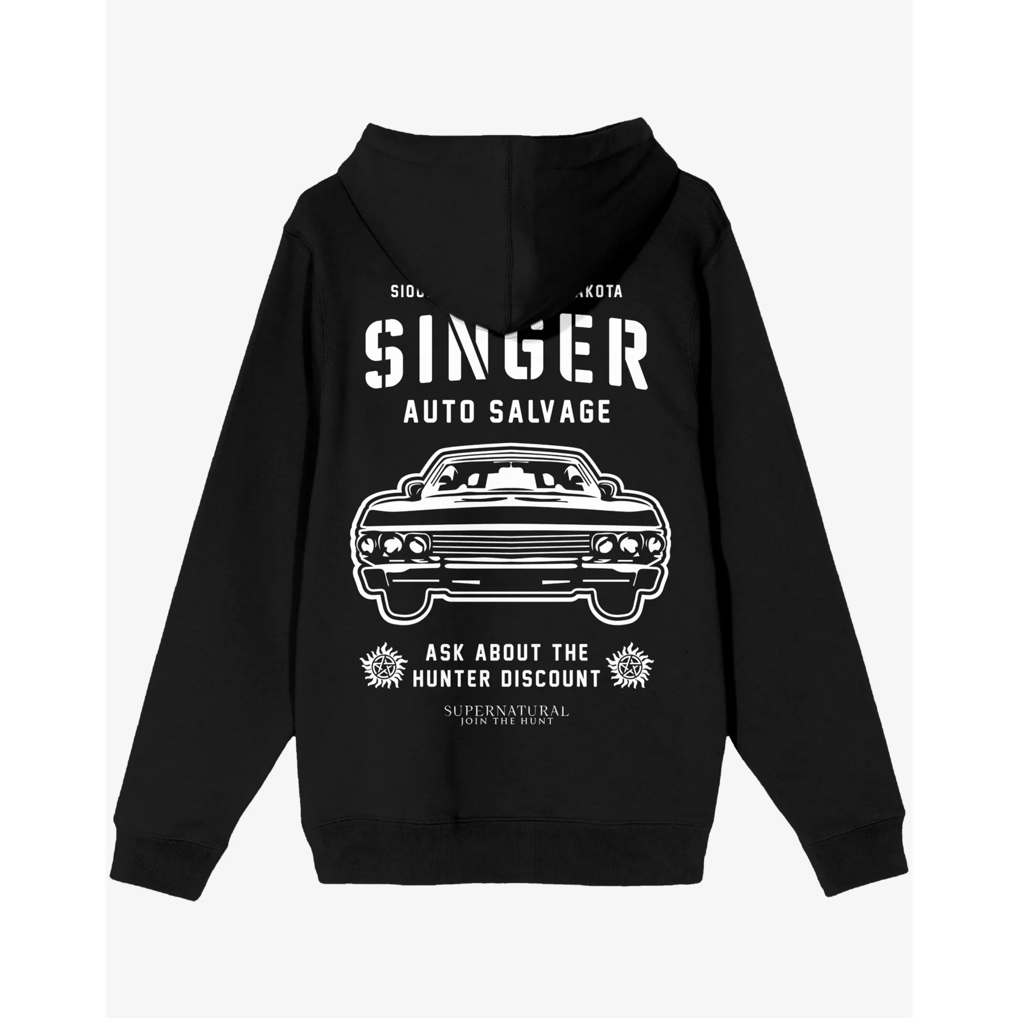 Singer Auto Salvage Hoodie - Supernatural at Spencer's
