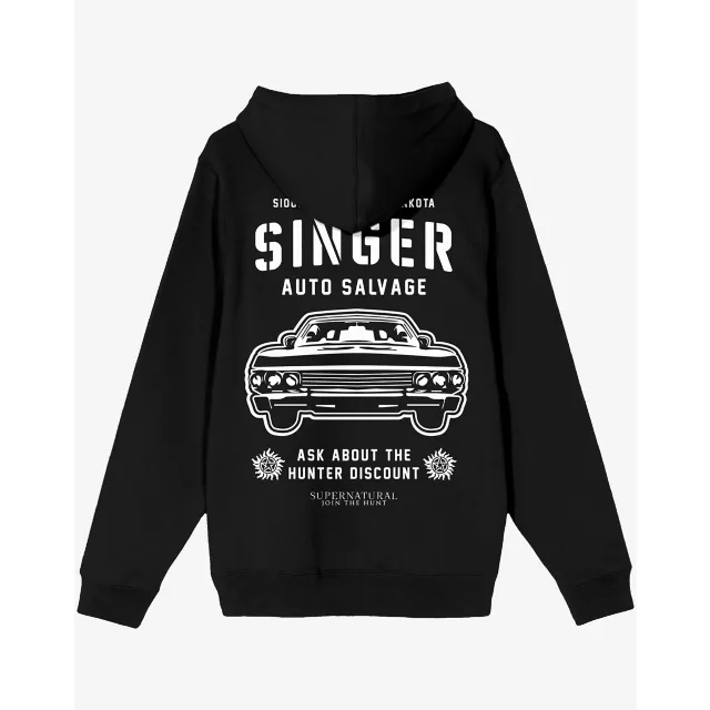 Singer Auto Salvage Hoodie - Supernatural at Spencer's