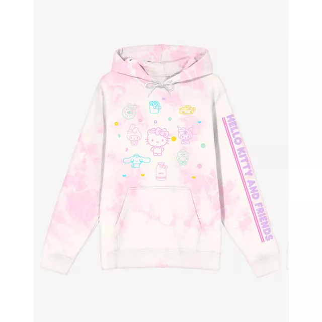 Hello Kitty & Friends Tie Dye Hoodie at Spencer's