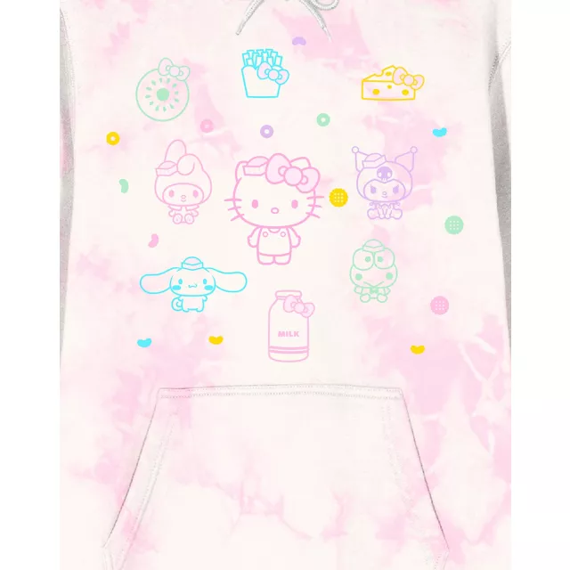 Hello Kitty & Friends Tie Dye Hoodie at Spencer's