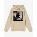 Beige Godzilla Hoodie at Spencer's