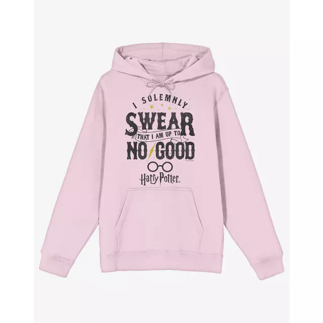 Pink I Solemnly Swear That I Am up to No Good Hoodie - Harry Potter at Spencer's