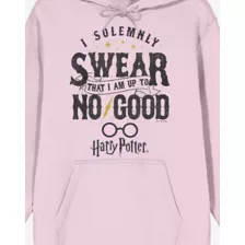 Pink I Solemnly Swear That I Am up to No Good Hoodie - Harry Potter at Spencer's