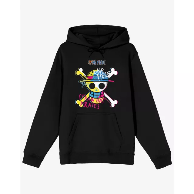 One Piece Straw Hat Pirates Hoodie at Spencer's