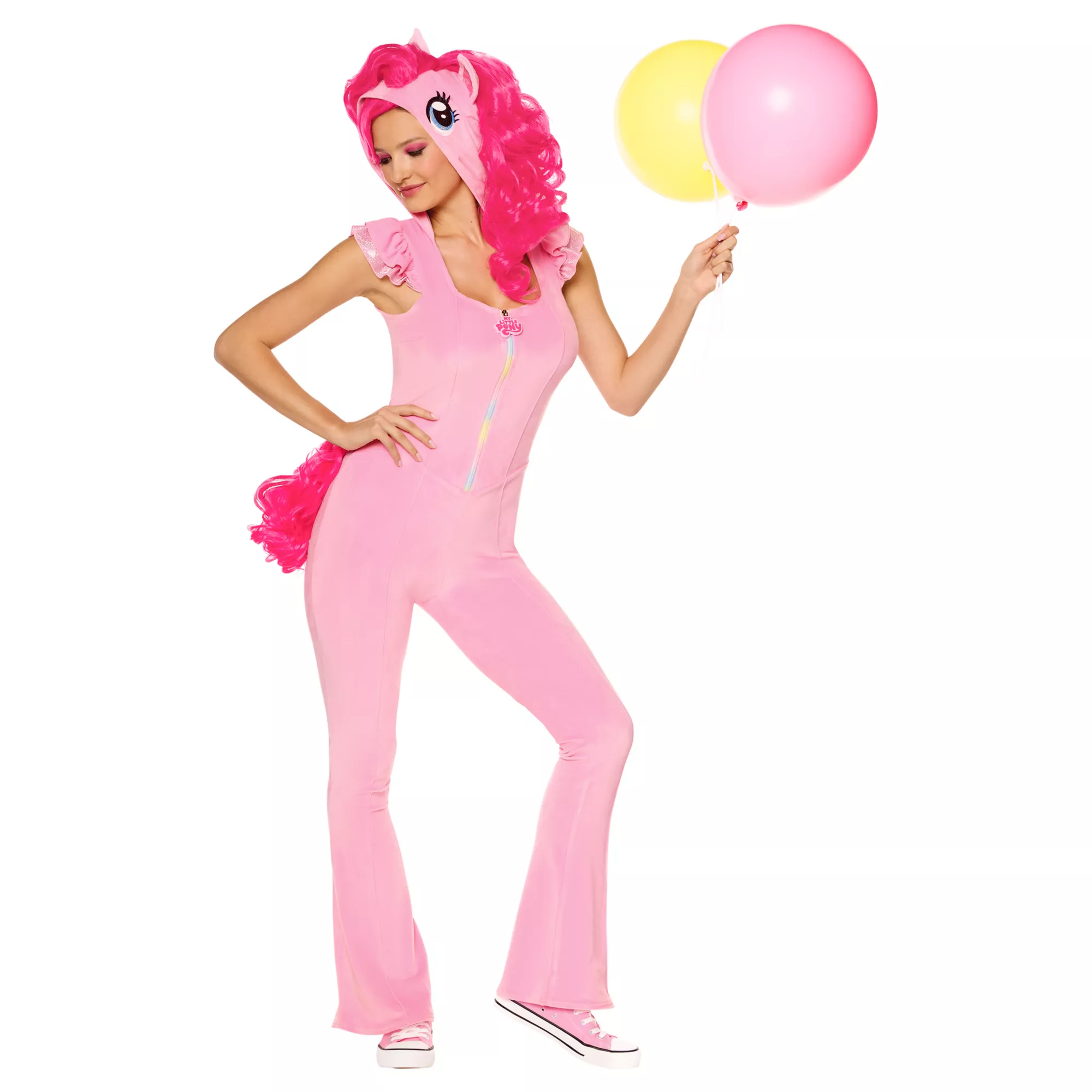 Adult Pinkie Pie Jumpsuit Costume -  My Little Pony Friendship Is Magic at Spencer's