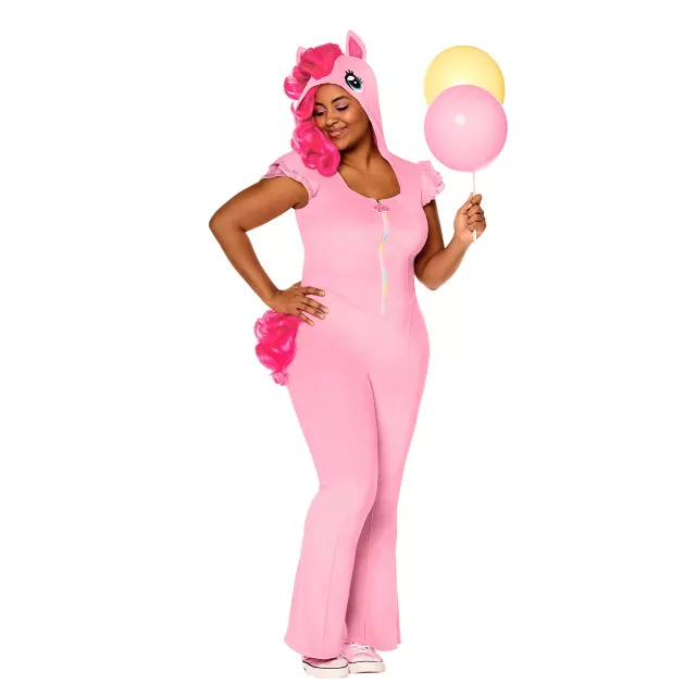 Adult Pinkie Pie Jumpsuit Costume -  My Little Pony Friendship Is Magic at Spencer's