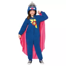 Kids Super Grover Jumpsuit Costume - Sesame Street at Spirit Halloween