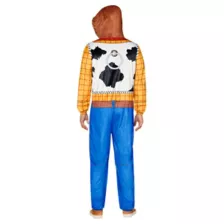 Adult Woody Hooded Plush Jumpsuit Costume - Toy Story at Spirit Halloween