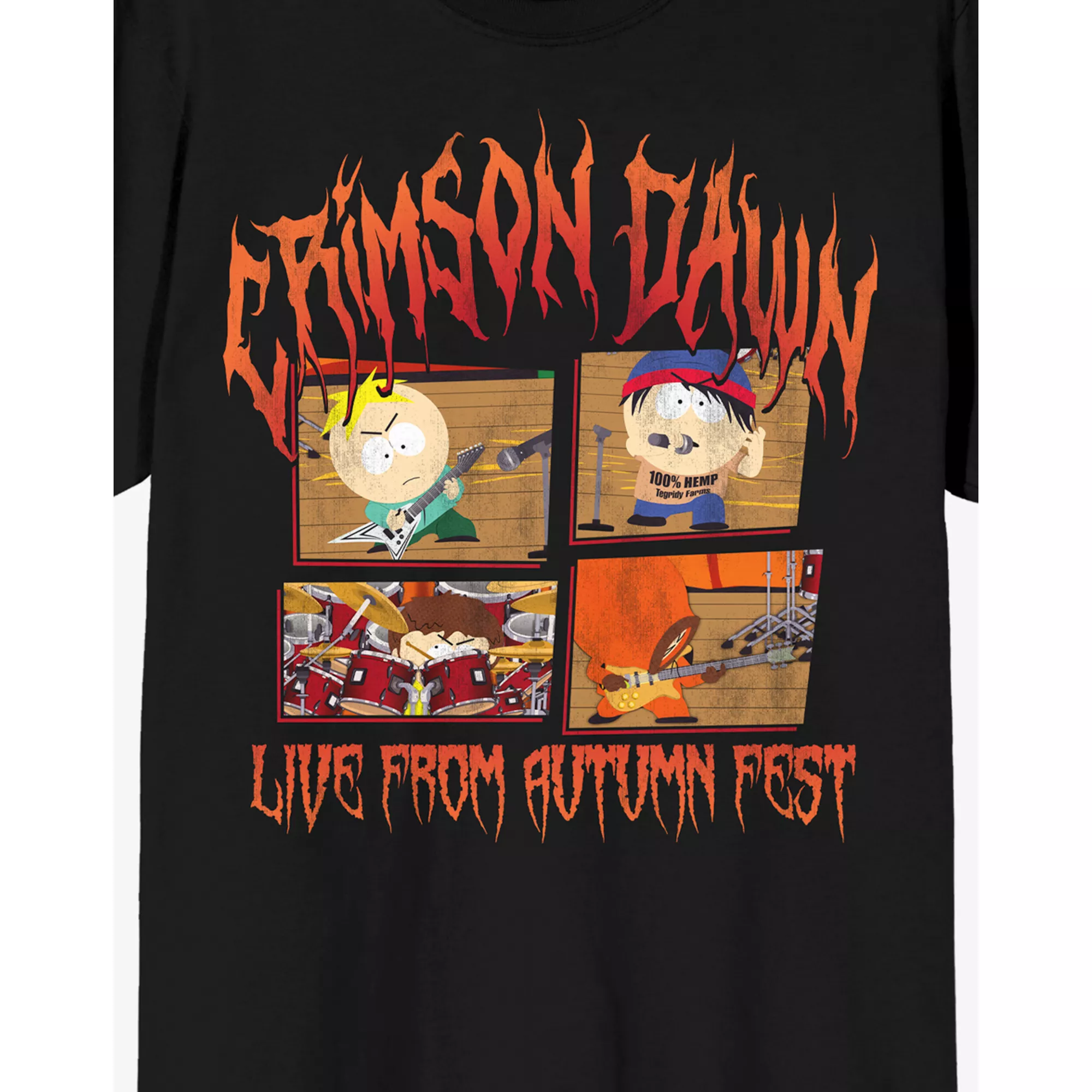 Crimson Dawn Panel T Shirt - South Park at Spencer's