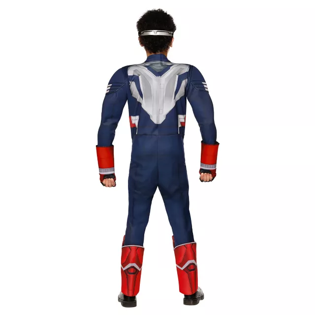 Kids Captain America Muscle Jumpsuit Costume - Brave New World at Spirit Halloween