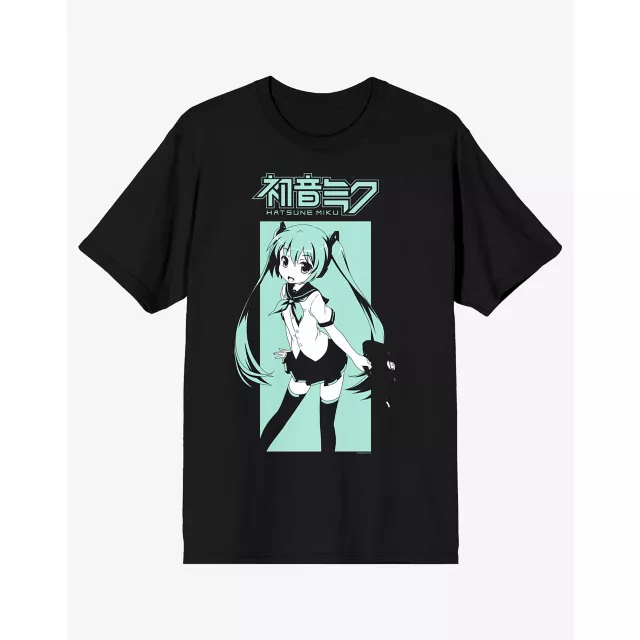 Black and Teal Hatsune Miku T Shirt at Spencer's
