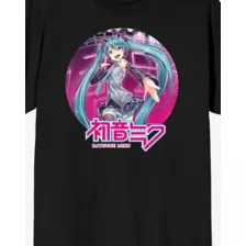 Black and Pink Hatsune Miku T Shirt at Spencer's