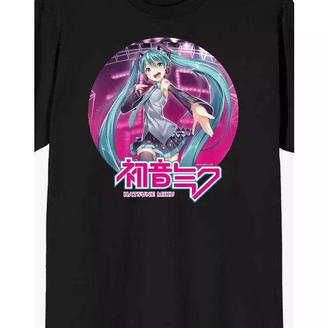 Black and Pink Hatsune Miku T Shirt at Spencer's