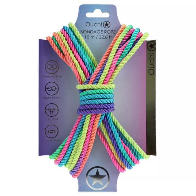 Ouch Multi-Color Bondage Rope at Spencer's