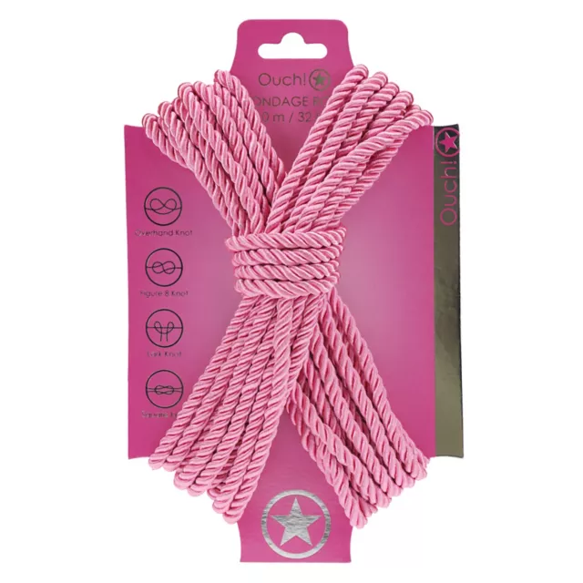 Ouch Pink Bondage Rope at Spencer's
