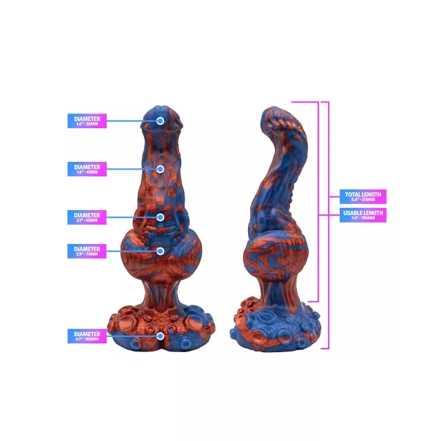 Twisted Fantasies DOMINUS the Knotted Dildo at Spencer's