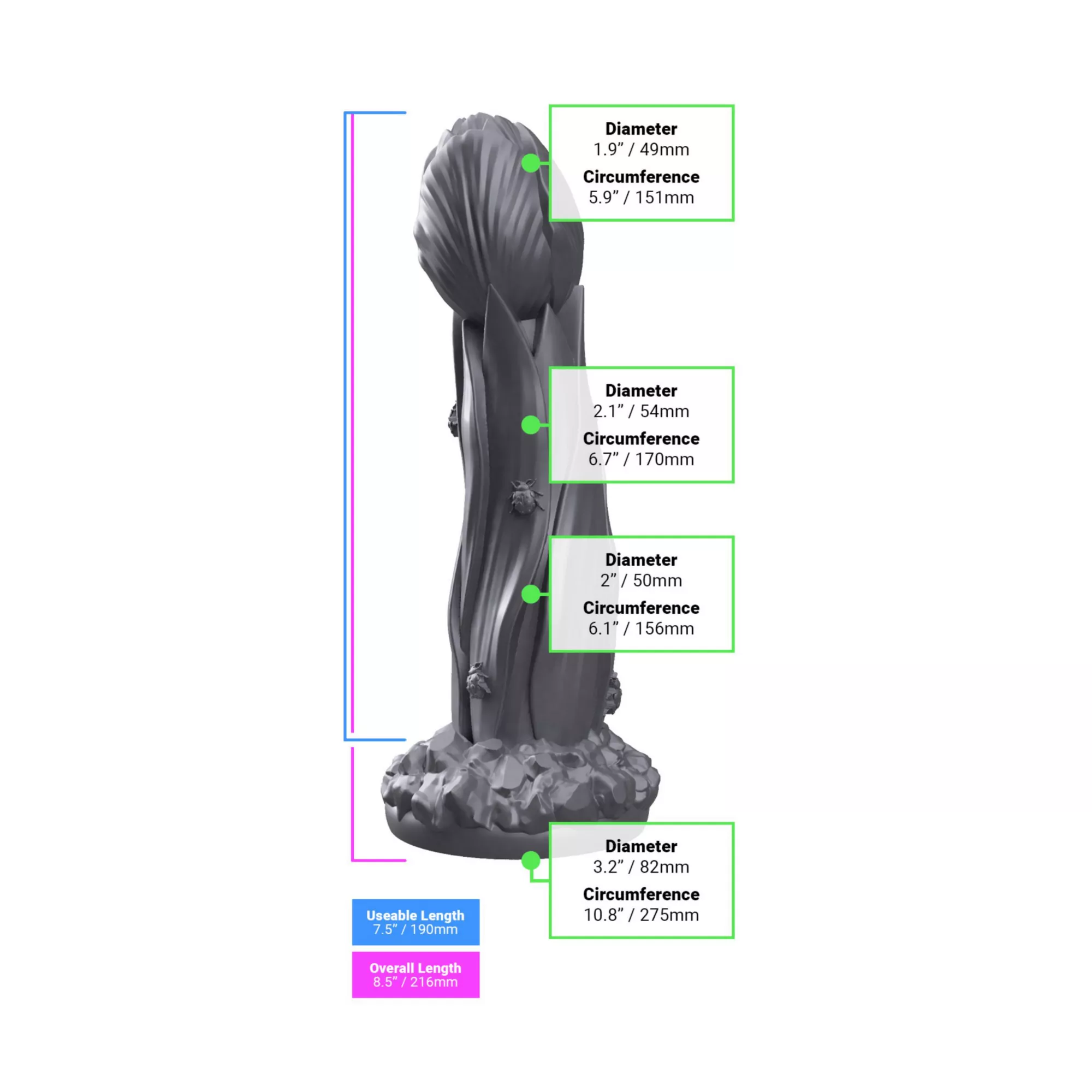 Twisted Fantasies Tessa the Tulip Dildo at Spencer's