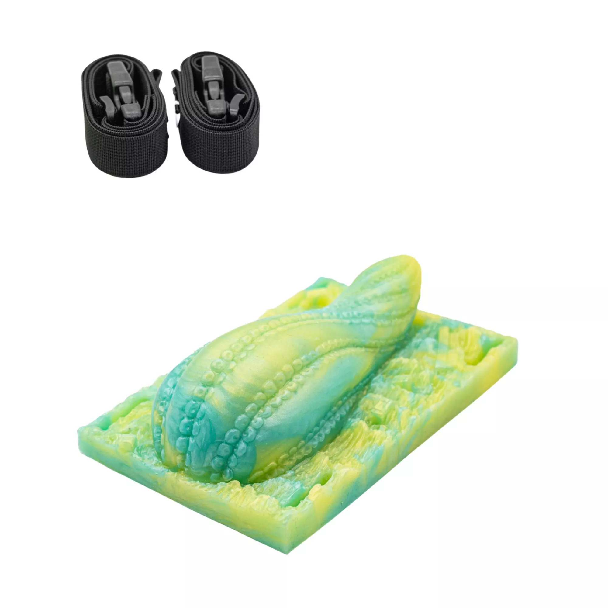 Twisted Fantasies Blue and Yellow DAKKEN the Tentacle Grinder Sex Toy at Spencer's